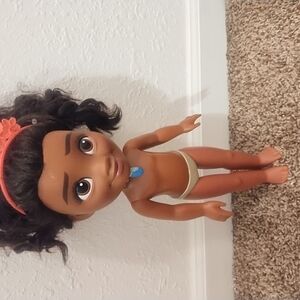 Disney Red and Tan Toddler Doll with Expressive Features